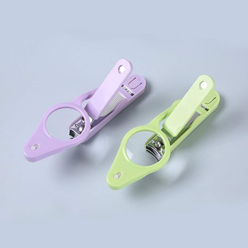 Nail Clippers with LED Light and Magnifier Nail Cutters Fingernails
