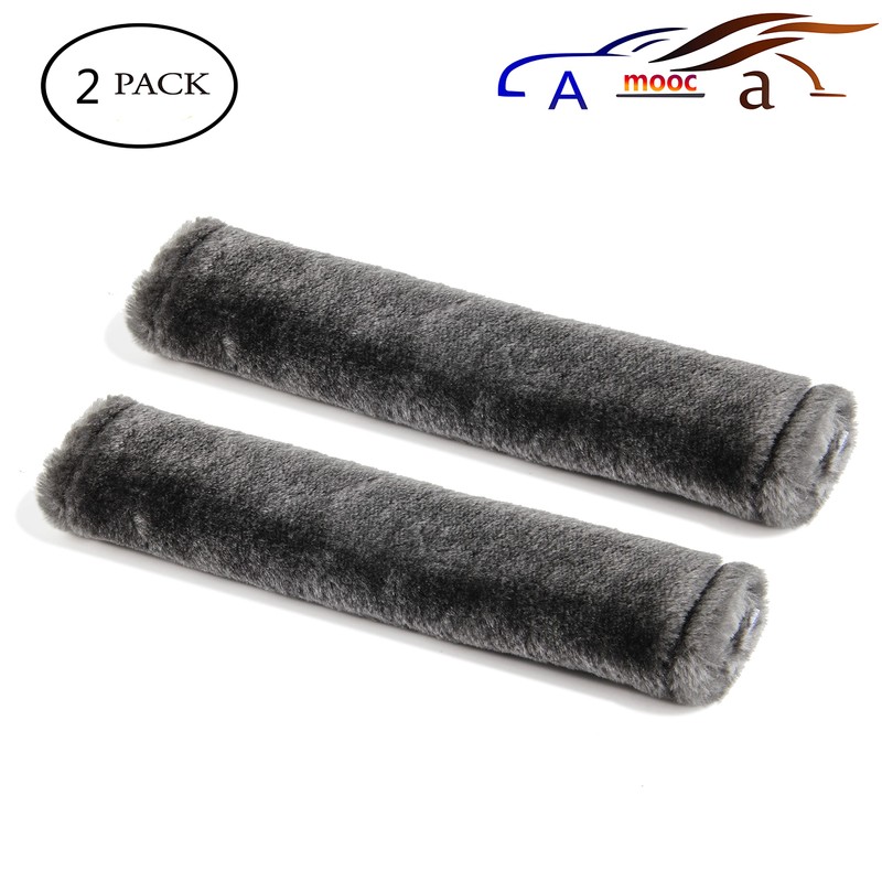 amooca coche seguridad cinturón de seguridad hombro cómodo almohadillas para