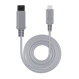 Mcbazel 2 Meters Type C Power Chager Cable Charging Cord for Wii Only - Gray (NOT for Wii U)
