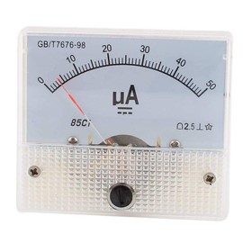 YXQ DC 0-10A Analog Current Panel 85C1 Amp Ammeter Gauge Meter 2.5 Accuracy for Auto Circuit Measurement Tester (DC 10A)