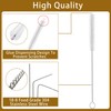 CIDYAUST Straw Cleaner Brush Extra Long 12 Inch, Pipe Cleaner