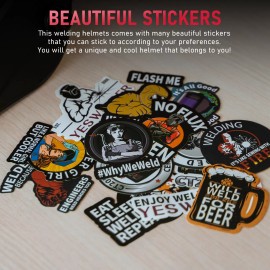 YesWelder True Color Auto Darkening Welding Helmet/Welder Mask/Weld Hood for TIG MIG ARC