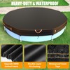 8 Ft Round Pool Cover - 500D Oxford PU Heavy