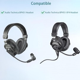 HAIZEEN Ear Pads Compatible with Audio Technica BPHS1 BPHS-1 BPHS1-XF4 Headset Ear Pads Replacement Cushion (Breathable Fabric/High-Quality Foam)