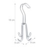 Relaxdays Belt Holder, Wardrobe Hanger Metal Belt Hanger for Belts