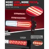 HLauto 1002L Emergency Strobe Traffic Advisor Light Bar: 40LED Dash