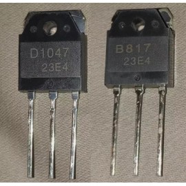 SANYO 2SB817 + 2SD1047 Pair Transistors B817 + D1047 PNP+NPN 100W 12A 160V US Original