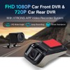 XTRONS FHD 1080P Car Front DVR & 720P Car Rear