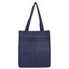 Non-Woven Light Weight Tote W/Fabric Covered Bottom
