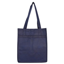 Non-Woven Light Weight Tote W/Fabric Covered Bottom