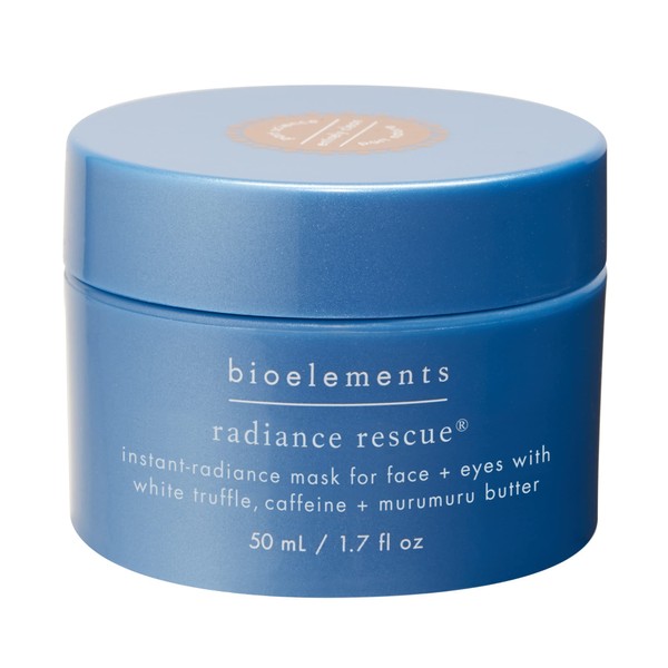 Bioelements Radiance Rescue - 1.7 fl oz - Face & Under Eye Mask for Instant Radiance - All Skin Types - Vegan, Gluten Free - Never Tested on Animals