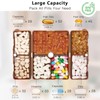FYY Daily Pill Organizer,7 Compartments Portable Pill Case Travel Pill