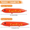 Catfish Rattling Line Float Lure for Catfishing, 10cm/14cm Catfish Spook