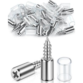 Shelf Brackets, Pack of 20, Shelf Holder with Rubber Protection, Shelf Brackets, Self-Tapping Shelf Brackets, Shelf Pins, Shelf Brackets, Cabinet Floor Holder for Furniture