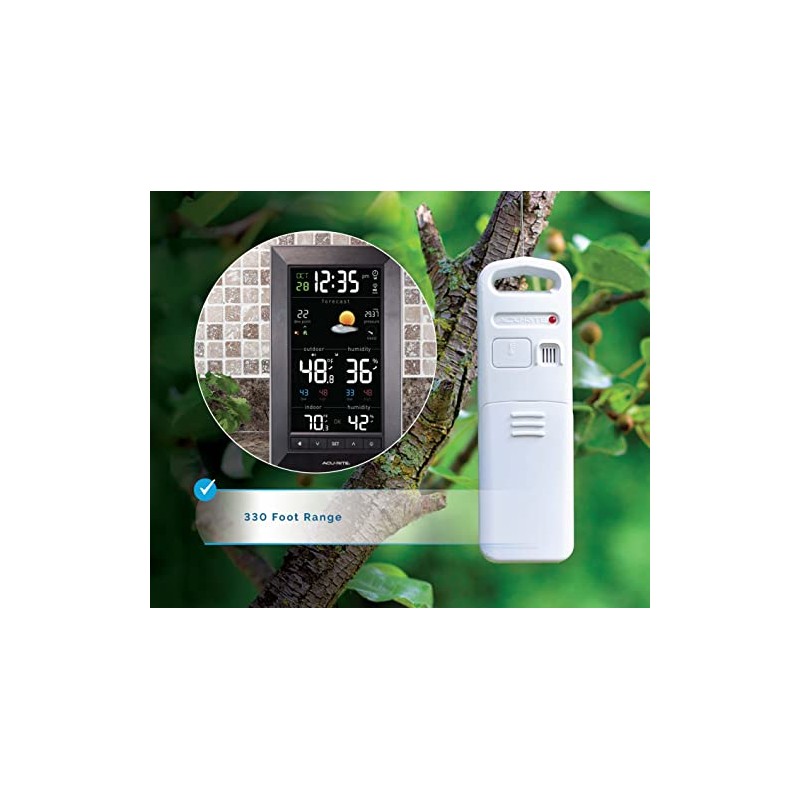 AcuRite Digital Vertical Weather Forecaster, Reverse Color