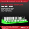 Olsa Tools Magnetic Socket Organizer - 1/4-Inch Drive, 3 Row
