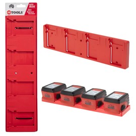 48 Tools - Battery Holder for Hilti Batteries | 22V | Wall Mount | Battery Storage for Truck, Trailer, Van, Workshop, Shelf, Toolbox