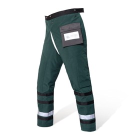 Technical Wrap Chainsaw Chaps by UL Class A 8 Layers Chainsaw Pants Apron Style Army Green