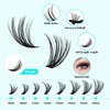 Lash Extension Kit 320Pcs,DIY Individual Lashes Clusters Kit,Lash Bond And