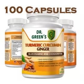Turmeric Curcumin Joint Support msm Glucosamine Chondroitin relief 2800MG