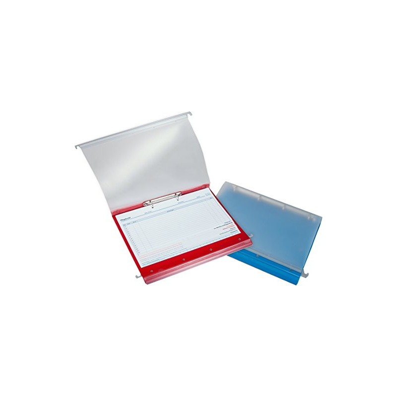Suspension File with 2 Ring Mechanism and C Profile (Red)