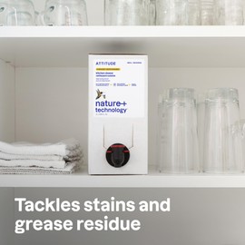 ATTITUDE Kitchen Cleaner Spray Refill, EWG Verified, Powerful Degreaser, Cuts Grease & Grime, Plant-Based & Vegan, Citrus Zest Scent, 67.6 Fl Oz (Pack of 4)