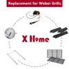 X Home 15.3" Heavier Flavorizer Bars Replacement for Weber Spirit