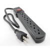 6 Outlet Surge Strip , Horizontal , 90 Joules, 36