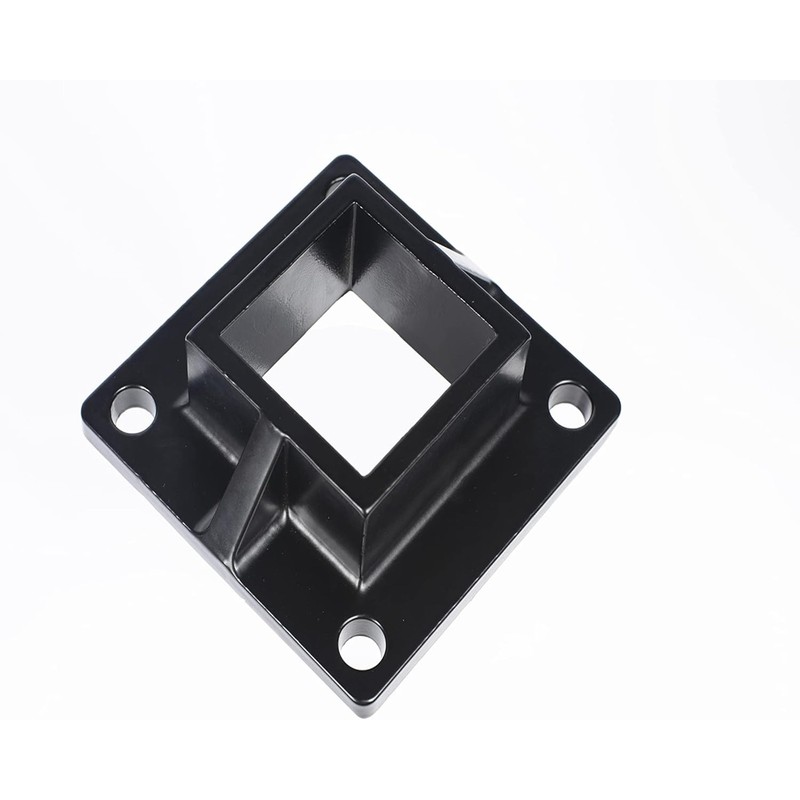 Floor Mount Post Flange for 2" Square Fence Post and