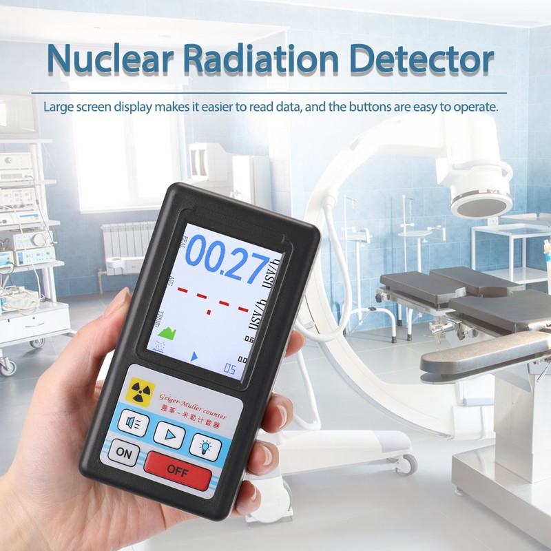Handheld Portable Geiger Counter Multifunctional Nuclear Radiation Detector Personals Dosimeter