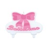 Di&Gi Candelina per Torta Sagomata Battesimo Rosa Cm. 13x8
