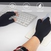 HENOTIC 2 Pairs Arthritis Compression Gloves for Women Men, Fingerless
