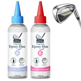 INNOVAYOU Quickly Cure Golf Club Epoxy 4.23oz, Quick Cure Transparent Durable Golf Epoxy, Golf Shaft Epoxy Used to Repair All Golf Clubs, Golf Heads, Drivers, Putters and Irons