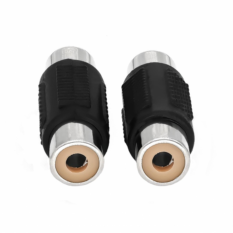 10pcs RCA Connector Coupler Adapter, RCA Female to Female Audio