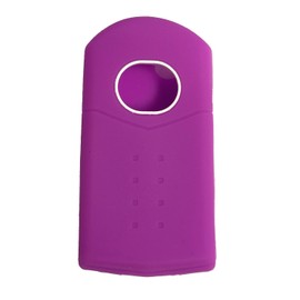 Key Fob Cover for RX8 CX5: 3 Buttons Silicone Remote Case Protector Fit for Mazda 2 3 3 Sport Mazda 5 6 MPV MX5 MX5 Miata CX5 CX7 CX9 RX8 2004 to 2015 SKE12501 KPU41788 (Purple)