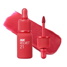 Peripera Ink Velvet, 021 Vitality Coral Red, 4 g