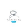 METALLIXITY 10pcs Spring Hose Clamps (9mm) Double Wire Spring Steel