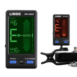 Lindo WST-650LD Electric and Bass Guitar Clip-on Digital Tuner