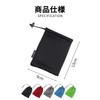 JnTech Mesh Pouch Drawstring Bag Set of 10 9x13cm Black