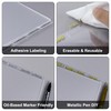 A5 6 Hole Acrylic Binder Dividers, 6 Pack Clear 1mm