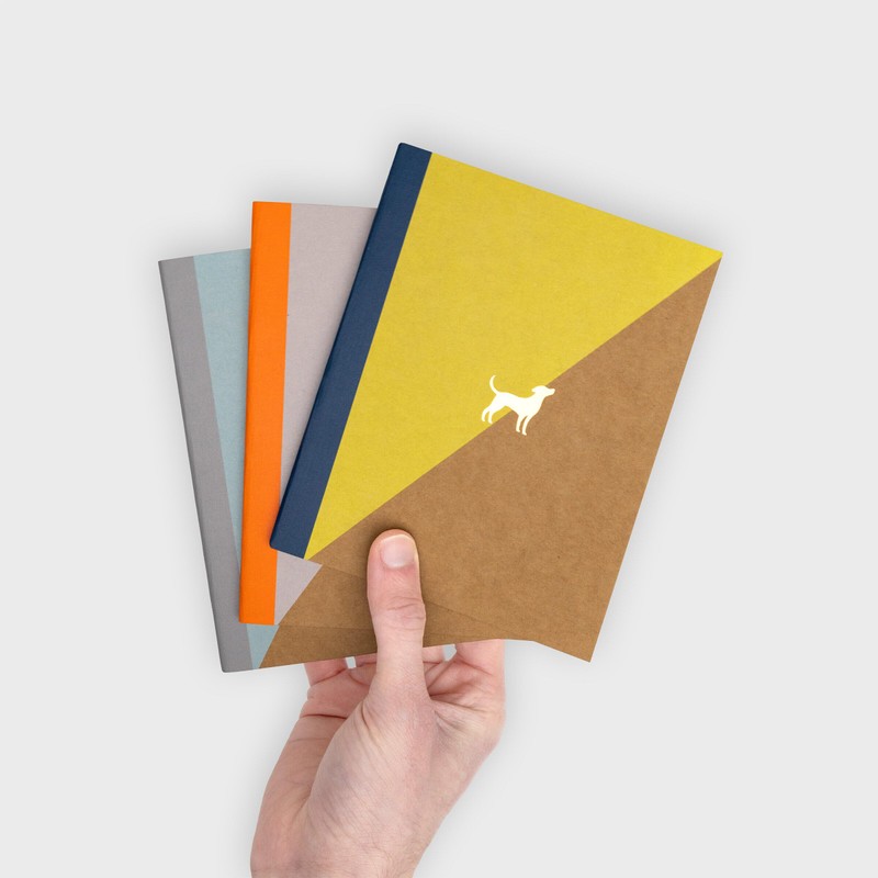 Suck UK Pocket Notebook 3 Set | Lined | Grid