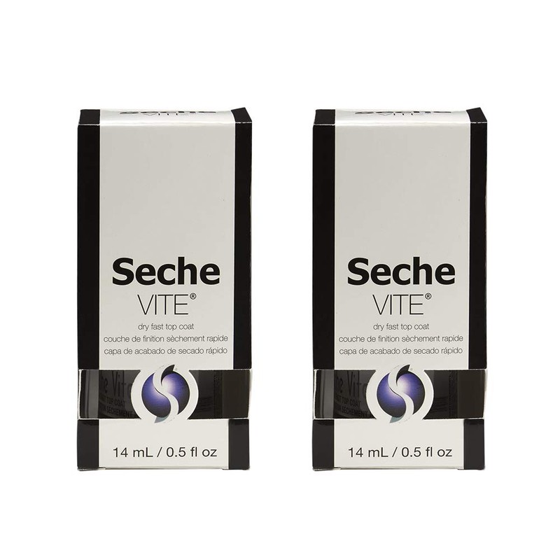 Seche Vite Dry Fast Top Coat Boxed 0.5oz (2 Pack)