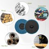 48 Pcs Flap Discs 2 Inch, 80 Grit Die Grinder