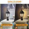 TEBLAMPUE Solar Post Lights 2 Pack, Motion Sensor Post Lantern
