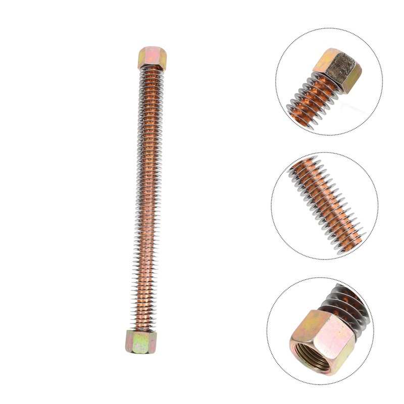 Tofficu Stainless Steel Air Compressor Hose Replacement Exhaust Tube Durable