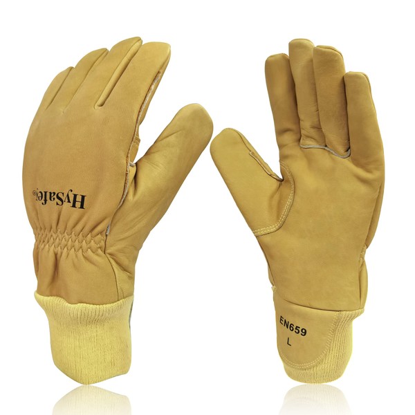 Intra-FIT Firefighting Gloves, Water proof, Cow grain shell, kevlar lining