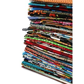 Quilter’s Cotton Fabric Scraps - Sold by The 3 lbs - Great for Masks - Scrap Bag Bolt End Pieces Remnants Assorted Quality Cotton Novelty Fabrics for Sewing Scrappy Quilting Stash, Scrap Quilts