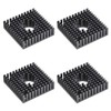 sourcing map Heatsink with Hole for Stepper Motor,3D Printer 40x40x11mm