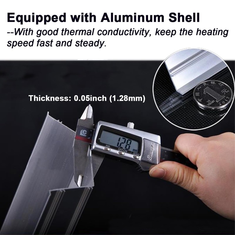 INTBUYING 220V Paint Booth Heater Baking Infrared Paint Curing Lamp