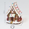 MOMENTS IN TIME 10.3”H Polyresin LED Lighted Gingerbread House Battery